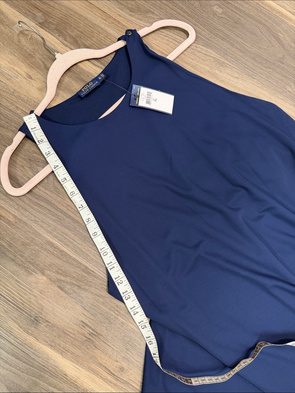 POLI BY RALPH LAUREN NAVY MAXI DRESS! - Picture 7 of 7